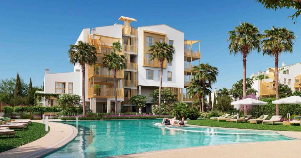 Rendering van Talasa Utopian Village.